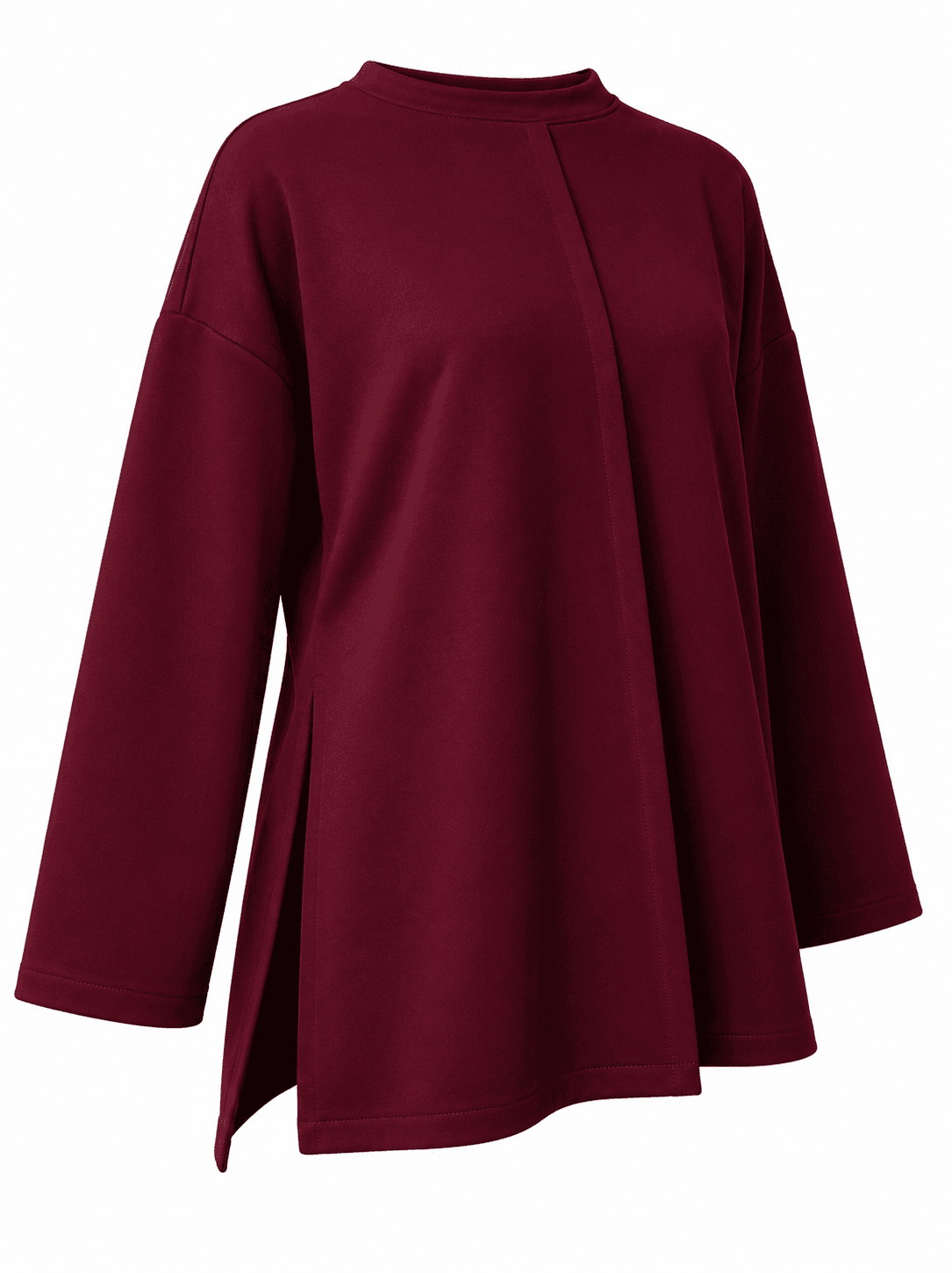 The Everyday Elegance Blouse - Royal Burgundy