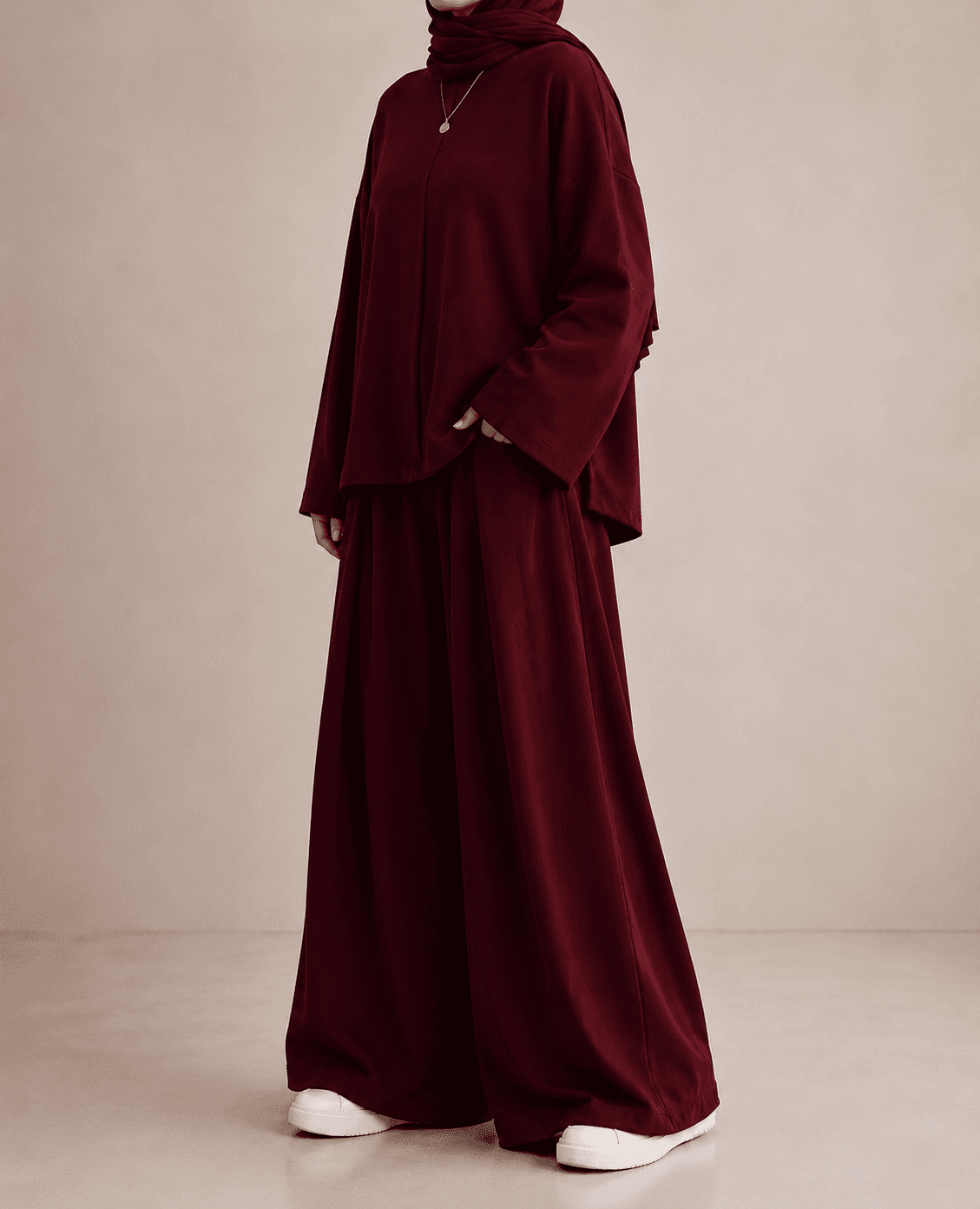 Yakut set-Royal Burgundy